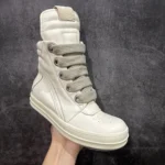 Rick Owens Lido Geobasket Jumbo Laced Milk - Image 9
