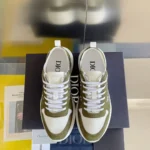 Dior B25 Runner Men's Suede Sneakers D Pattern Olive Green - Image 9
