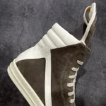 RICK OWENS - Geobasket lace-up suede high-top - Image 5