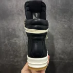 Rick Owens Creep Geobasket High Black Milk - Image 18