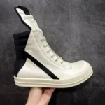 Rick Owens Geobasket Milk Black - Image 11