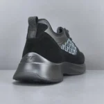 Dior B25 Runner Men's Suede Sneakers D Pattern Black&Green - Image 13