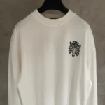 Chrome Hearts Dagger Logo White Long Sleeve - Image 9