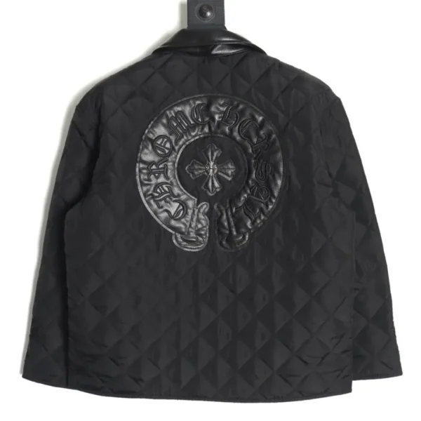 Chrome Hearts Quilted Button-Up Jacket
