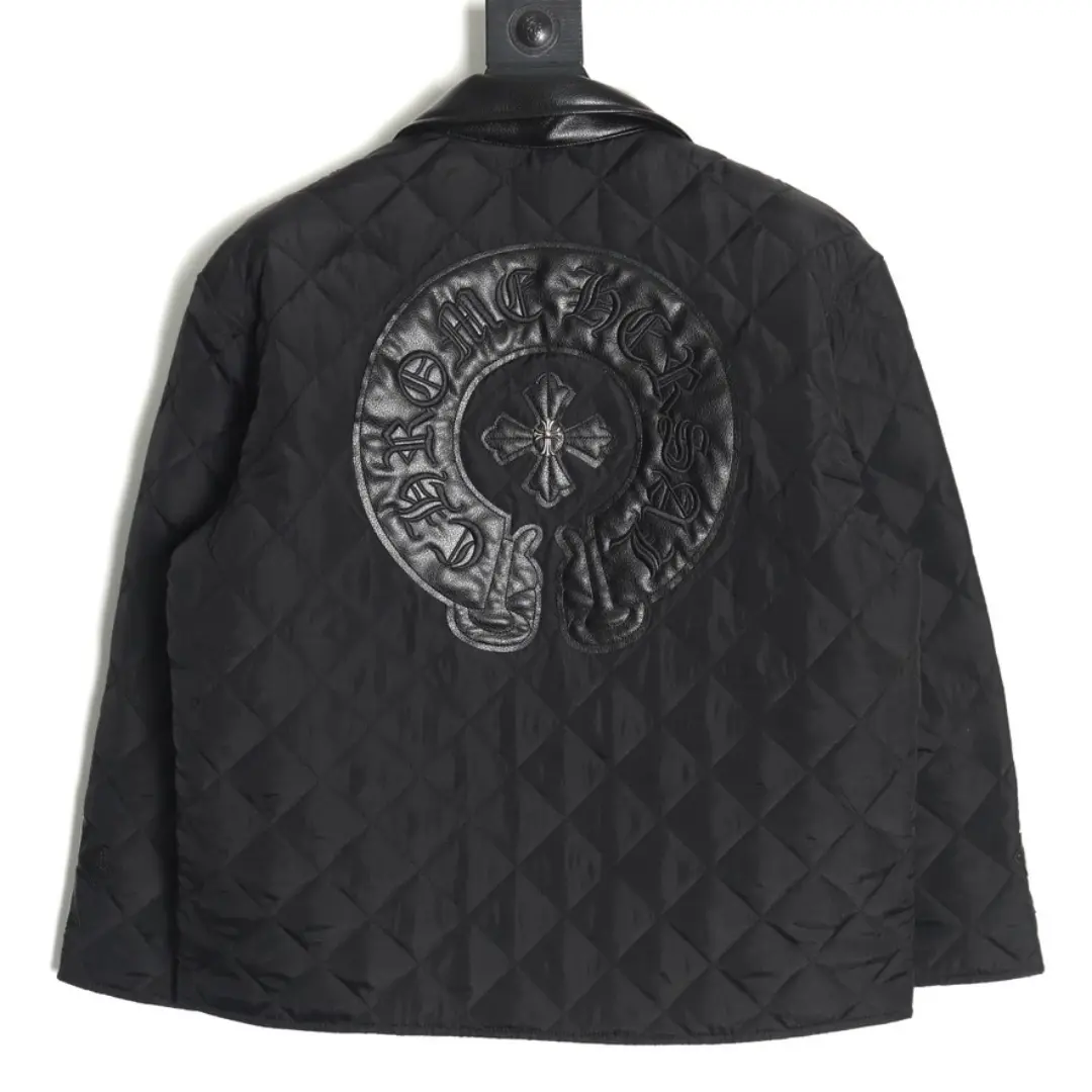 5F0F0C3B-0665-419B-B334-0823F6114555_1_105_c Chrome Hearts Quilted Button-Up Jacket - Image 1