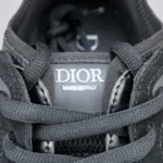 Dior B25 Runner Men's Suede Sneakers D Pattern Black&Green - Image 9