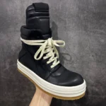 Rick Owens Creep Geobasket High Black Milk - Image 5