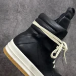 Rick Owens Creep Geobasket High Black Milk - Image 15