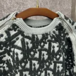 Dior Oblique Sweater Gray Virgin Wool - Image 7