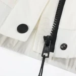 ALO Puffer Nylon Jacket White - Image 8