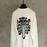Chrome Hearts Dagger Logo White Long Sleeve - Image 10