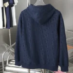 Dior Oblique Relaxed-Fit Hooded Navy - Image 9