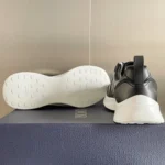 Dior B25 Runner Men's Leather Sneakers D-Pattern Black - Image 10