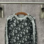 Dior Oblique Sweater Gray Virgin Wool - Image 10