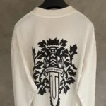 Chrome Hearts Dagger Logo White Long Sleeve - Image 8