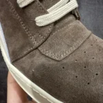 RICK OWENS - Geobasket lace-up suede high-top - Image 17