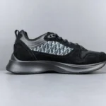 Dior B25 Runner Men's Suede Sneakers D Pattern Black&Green - Image 2