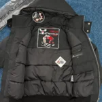 Moose Knuckles Black Down-Filled Bomber Jacket (NFC) - Image 4