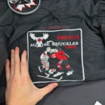 Moose Knuckles Black Down-Filled Bomber Jacket (NFC) - Image 6