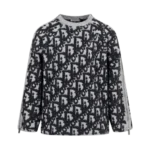 Dior Oblique Sweater Gray Virgin Wool