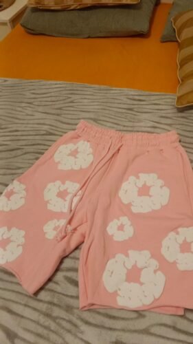 Denim Tears The Cotton Wreath Shorts Pink photo review