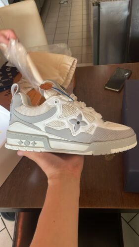 L*uis V*itton L&V Skate Sneaker Grey White photo review
