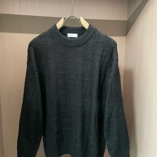 Dior long-sleeved sweater Black