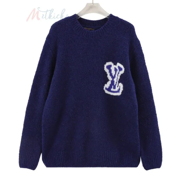 Louis Vuitton Wool Blue Sweater