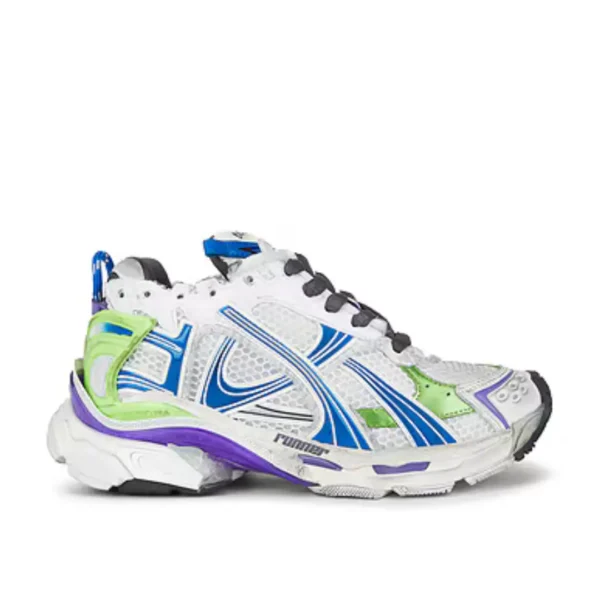 Balenciaga Runner Sneaker White, Blue, Green,Purple