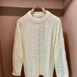 Dior long-sleeved sweater White