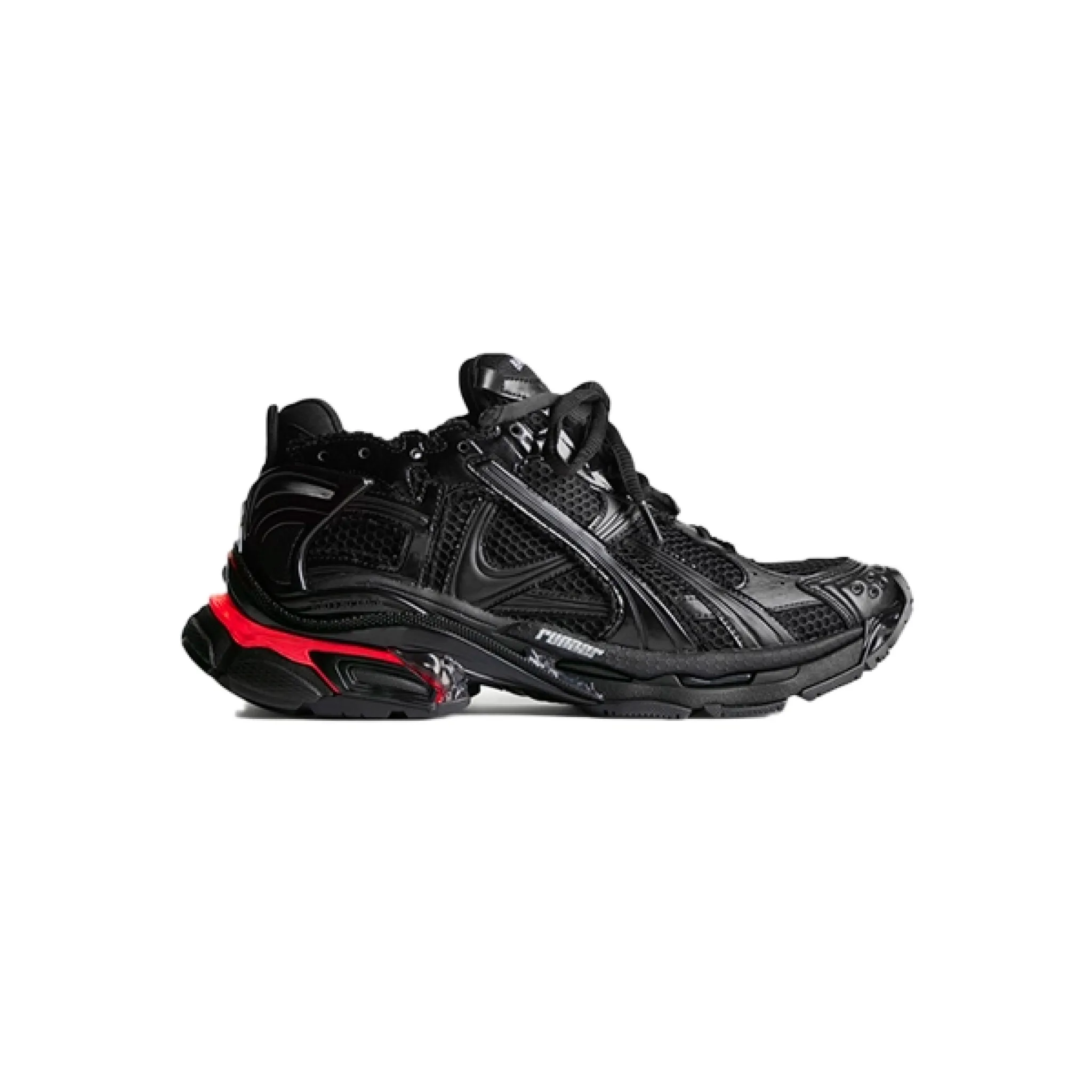 Balenciaga Runner LED Sneaker in Black - Image 1