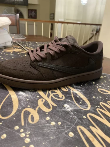 Nike x Travis Scott Air Jordan 1 Low ‘Velvet Brown’ photo review
