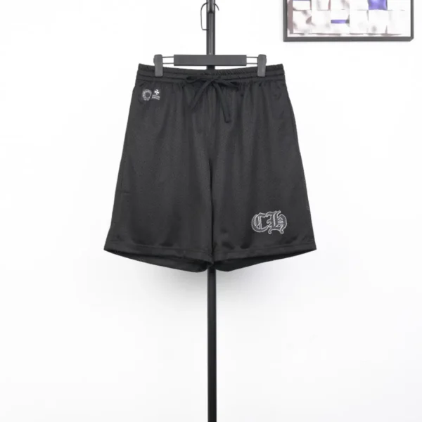 Chrome Hearts Mesh Varsity Shorts 'Black'