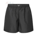 Pr*da Triangle Interlock Swim Shorts