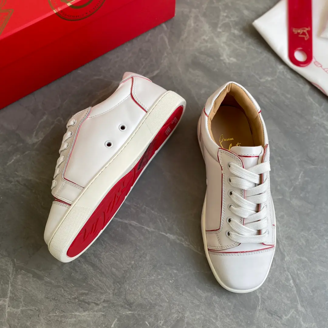 IMG_3026 Christian Louboutin white calfskin leather - Image 1