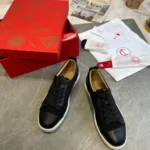 Christian Louboutin Louis Junior black mesh