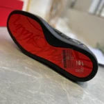 Christian Louboutin Louis Junior Orlato flat black patent leather - Image 4