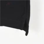 B*RBERRY cody polo shirt with check collar Black - Image 7
