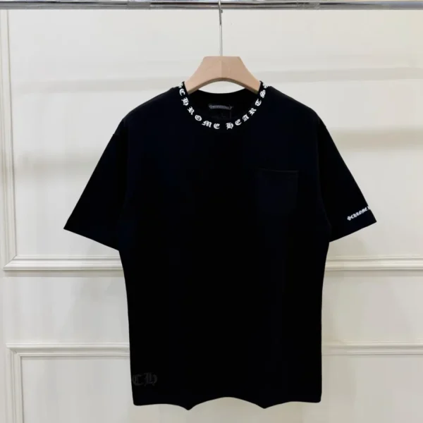 Chrome Hearts neck-logo T-shirt black