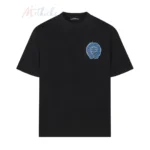 Chrome Hearts Denim Patchwork Design Short-Sleeve T-Shirt Black/White - Image 6