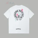 Chrome Hearts Cross Pattern Short-Sleeve T-Shirt Black/White
