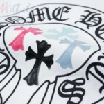 Chrome Hearts Cross Pattern Short-Sleeve T-Shirt Black/White - Image 7