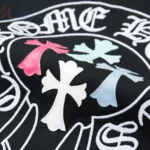Chrome Hearts Cross Pattern Short-Sleeve T-Shirt Black/White - Image 6