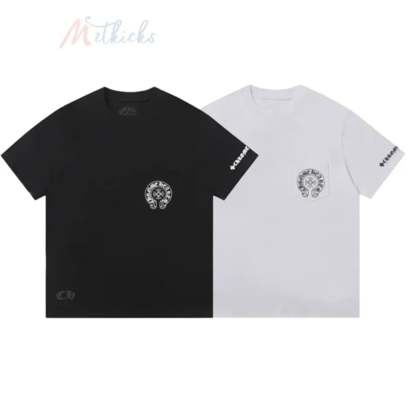 Chrome Hearts Horseshoe Logo Pocket T-Shirt