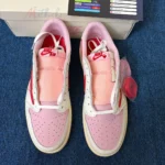 Air Jordan 1 Low OG SP Travis Scott Sail Tropical Pink - Image 3