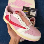Air Jordan 1 Low OG SP Travis Scott Sail Tropical Pink - Image 9