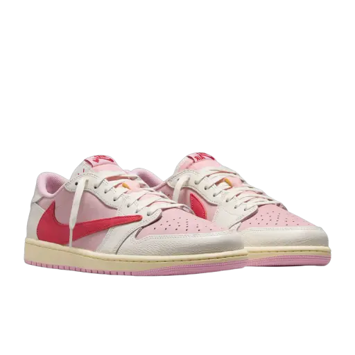 Air Jordan 1 Low OG SP Travis Scott Sail Tropical Pink