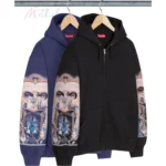 Supreme x Michael Jackson Dangerous Zip Up Hooded Sweatshirt