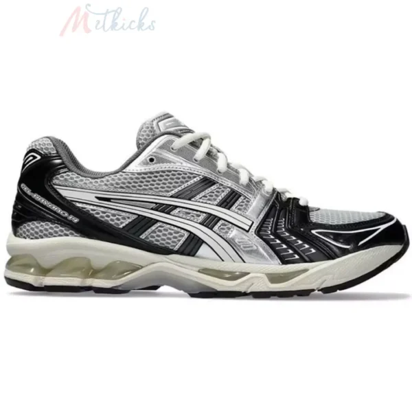 A*ICS Gel-Kayano 14 Black Glacier Grey Silver
