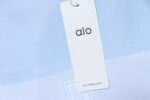 ALO 26SS Embroidered Logo Short-Sleeve T-Shirt Blue - Image 9